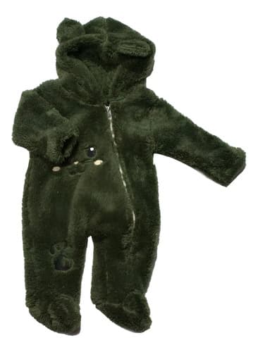 Enterito Peluche Con Capucha Orejitas Bebe - imagen 8