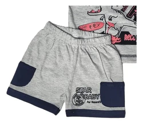 Musculosa  Y Short De Algodón Bebe - imagen 7