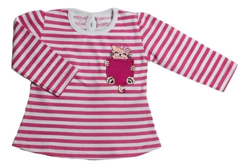 Remera M. Larga De Algodon Estampado Beba - imagen 10