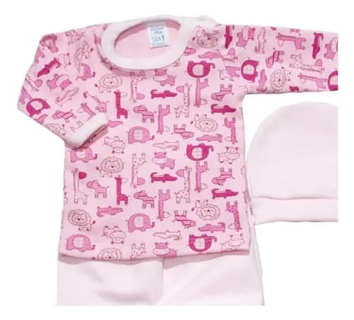 Ajuar R. Nacido Camiseta, Ranita  Gorro Algodon Estampado - imagen 21