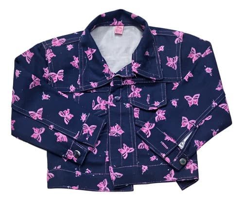 Campera De Gabardina  Estampada Beba - imagen 4