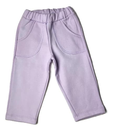 Pantalón De Algodon Frizado Bebes Bolsillos L - imagen 7