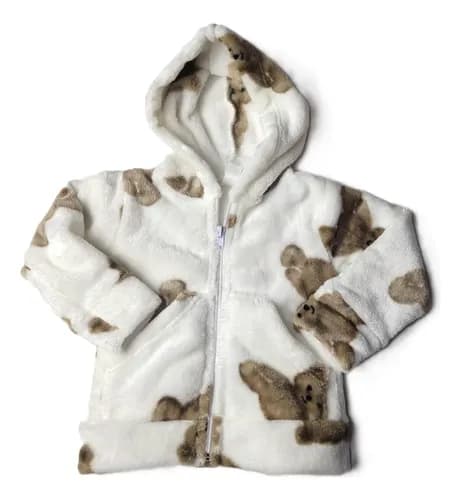 Campera Con Capucha Polar Soft/ Piel Abrigo  Bebes - imagen 6