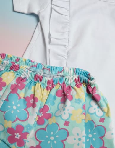 Conjuntos De Remera Manga Corta/short  Bebas - imagen 5