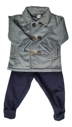 Conjunto Saco Interior Peluche Y Pantalon Jogging Friza Bebe - imagen 21