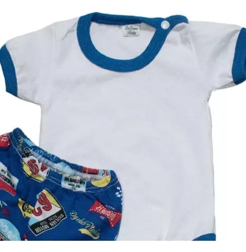 Set 2 Piezas Body Y Short De Algodón Bebes Primeras Medidas - imagen 3