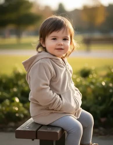 Campera De Plush Con Capucha Y Cierre Bebes