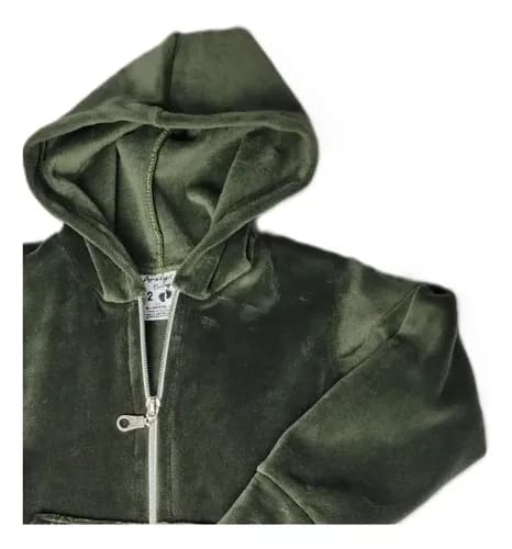 Campera De Plush Con Capucha Y Cierre Bebes - imagen 15
