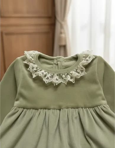 Vestido De Plush Manga Larga Beba - imagen 5