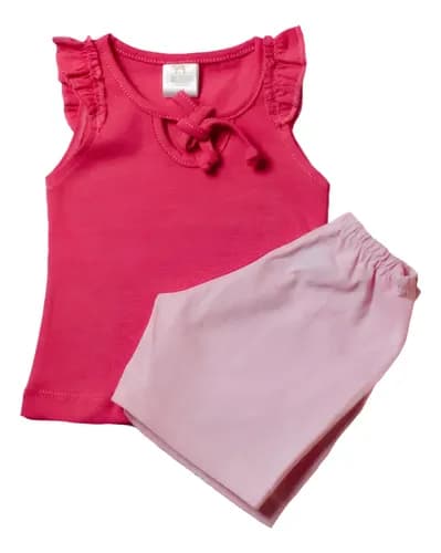 Conjunto Musculosa Y Short De Algodón Bebe - imagen 22