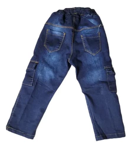 Pantalones Jeans Bebé Corte Recto 2 Bolsillos - imagen 4