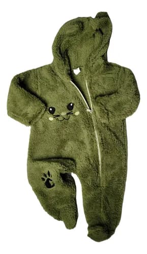 Enterito Peluche Con Capucha Orejitas Bebe - imagen 10