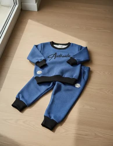 Conjunto Frizado De Buzo C. Redondo Y Pantalón  Bebe