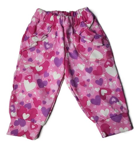 Pantalón Babucha Frisado Estampado Bebes Bolsillos - imagen 5