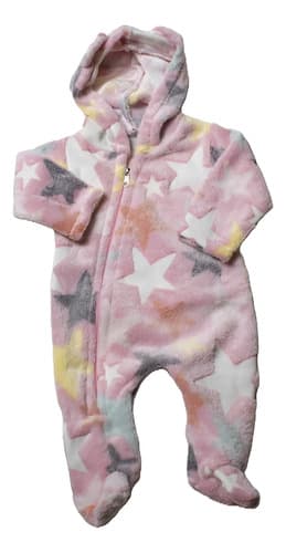 Enterito Peluche Con Capucha Orejitas Bebe - imagen 7