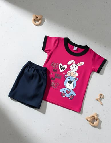 Conjuntos De Algodon Remera Manga Corta/short  Bebes - imagen 17