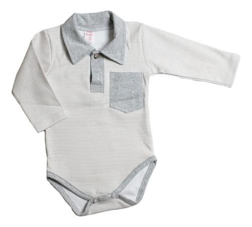 Body Zaphira De Algodon Estampado Cuello Chomba Bebes - imagen 4