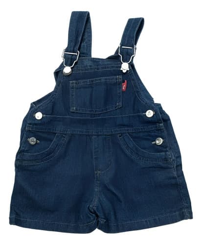 Jardinero Corto De Jeans Bebes - imagen 2