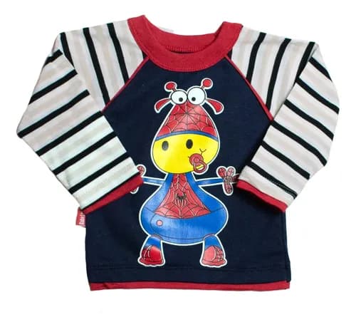 Remera M Larga Estampado H/a Y S. Bebes