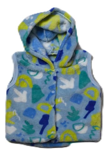 Chaleco Polar Soft Estampado Con Capucha Para Bebe - imagen 2