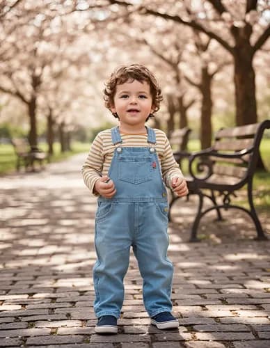Jardinero Jeans Bebes