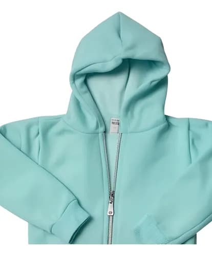 Campera De Algodon Frizado Con Capucha Para  Bebe - imagen 10