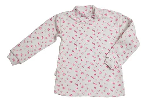 Camiseta Media Polera C Broche  De Algodon Bebes - imagen 3