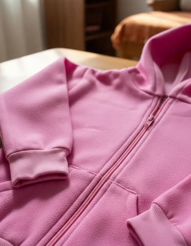 Campera De Algodon Frizado Con Capucha Para  Bebe - imagen 7