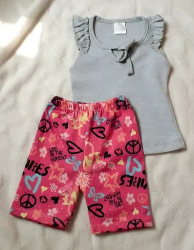 Musculosa De Algodon  Con Biker De Modal Estampado  Bebas - imagen 10