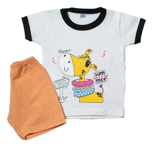 Conjuntos De Algodon Remera Manga Corta/short  Bebes - imagen 7