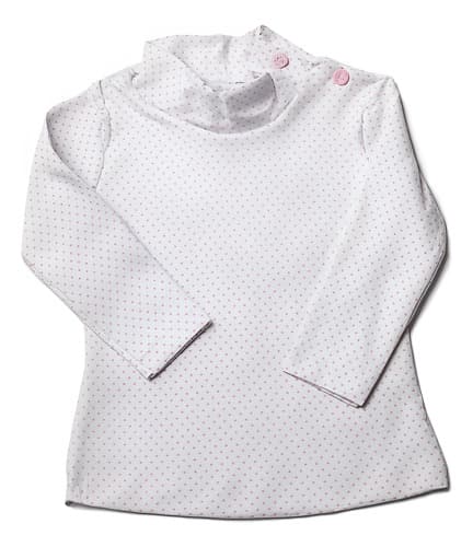 Camiseta Media Polera Est. Pintitas Y Rayas Bebe - imagen 10