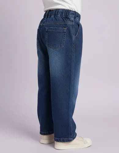 Jeans Mom Ancho Bebe Unisex - imagen 7