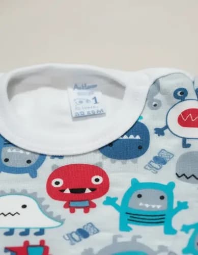 Ajuar R. Nacido Camiseta, Ranita  Gorro Algodon Estampado - imagen 18