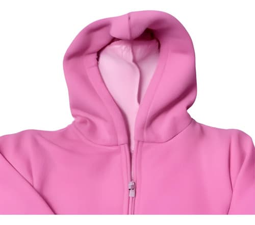 Campera De Algodon Frizado Con Capucha Para  Bebe - imagen 3