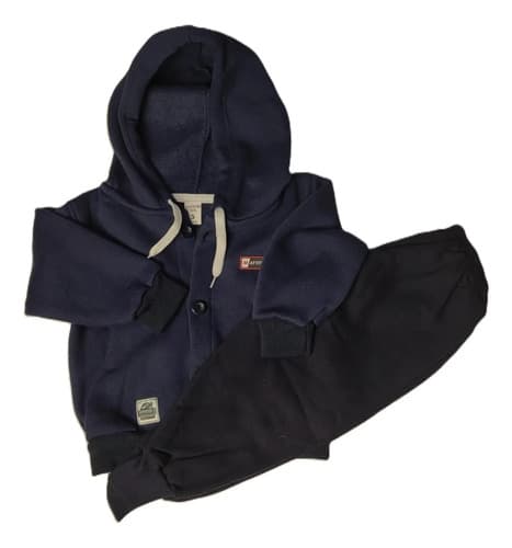 Conjunto Campera Con Capucha Y Pantalon Frisa Bebe - imagen 15