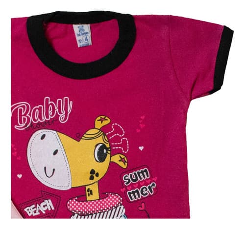 Conjuntos De Algodon Remera Manga Corta/short  Bebes - imagen 3