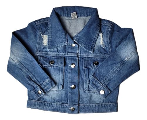 Campera Jean De Nena Azul Oversize Moon - imagen 3