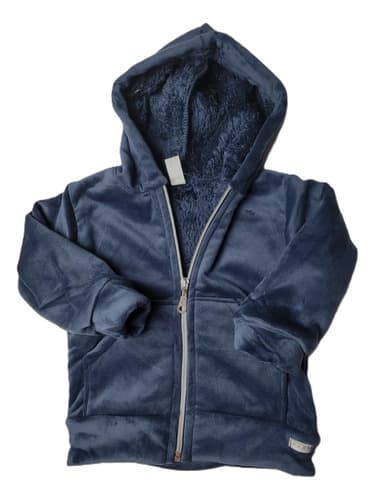 Campera Abrigada  De Plush Bifaz Peluche Para Bebes - imagen 4