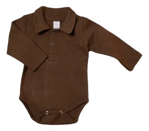 Bodys Manga Larga  De Algodón Con Cuello Chomba Bebes - imagen 19