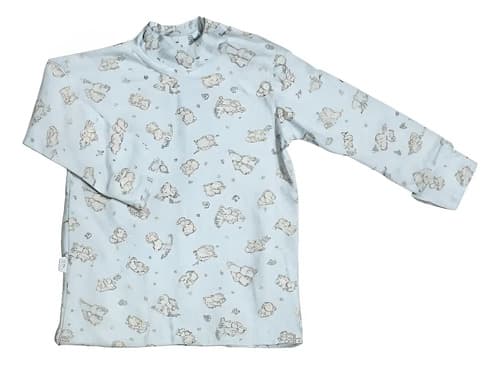 Camiseta Media Polera C Broche  De Algodon Bebes - imagen 12