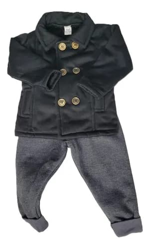 Conjunto Saco Interior Peluche Y Pantalon Jogging Friza Bebe - imagen 19