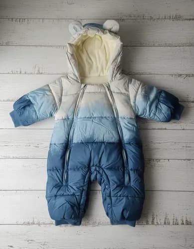 Enterito Astronauta Bebe Térmico Con Capucha - imagen 34