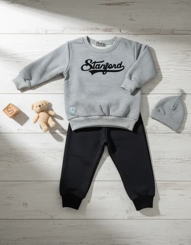 Conjunto Frizado De Buzo C. Redondo Y Pantalón  Bebe - imagen 19