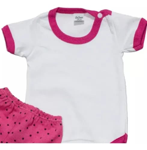 Set 2 Piezas Body Y Short De Algodón Bebes Primeras Medidas - imagen 6