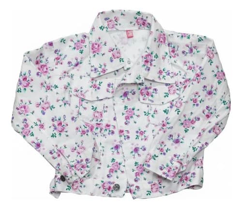 Campera De Gabardina  Estampada Beba - imagen 3
