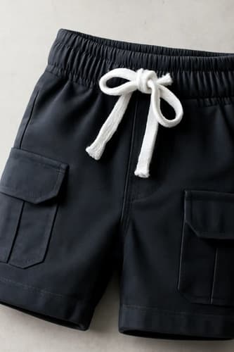 Conjunto De Chomba Algodon Estampado Y Short Bengalina Bebes - imagen 4