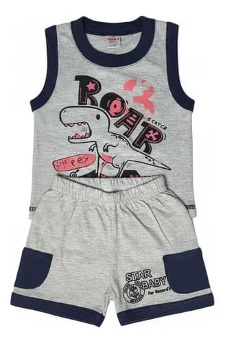 Musculosa  Y Short De Algodón Bebe - imagen 5