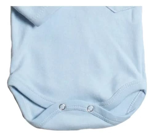 Bodys Manga Larga  De Algodón Con Cuello Chomba Bebes - imagen 8