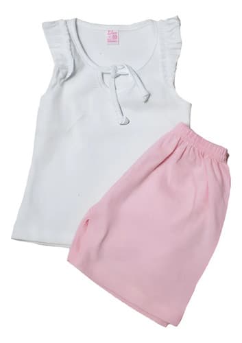 Conjunto Musculosa Y Short De Algodón Bebe - imagen 4