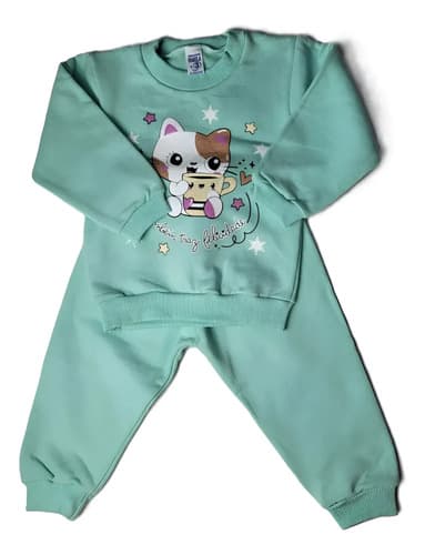 Conjunto Friza De Buzo C. Redondo Y Pantalón  Beba Gat - imagen 15